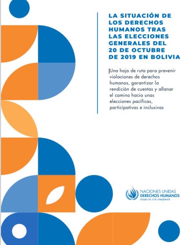 La situación de los derechos humanos tras las elecciones generales del 20 de octubre del 2019 en Bolivia”